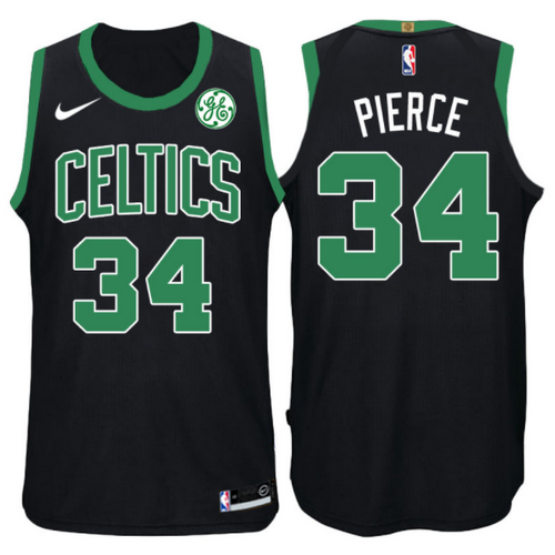 maglia basket paul pierce 34 2017-2018 boston celtics nero