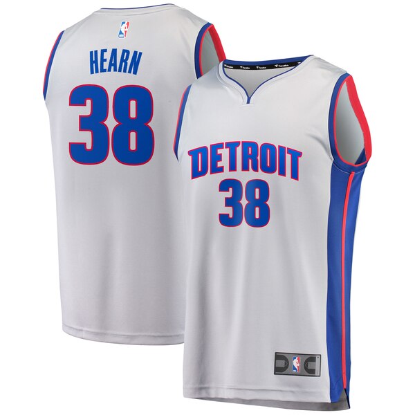 maglia reggie hearn 38 2020 detroit pistons grigio