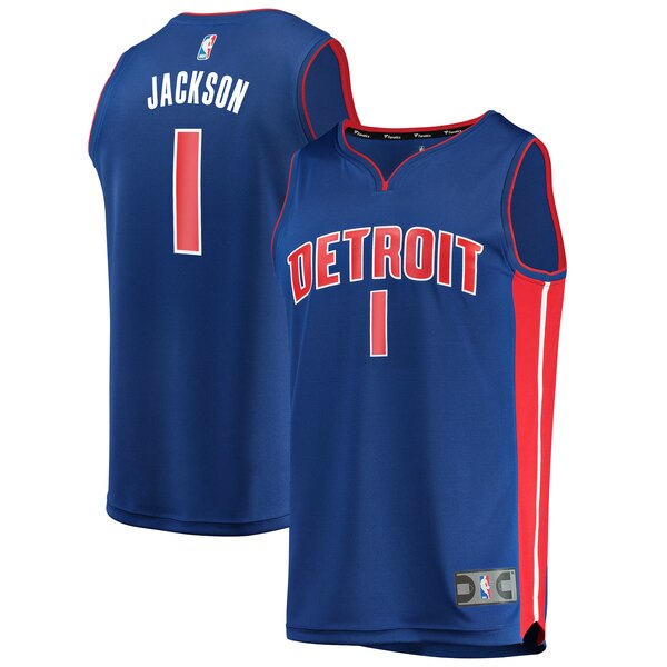 maglia reggie jackson 1 2020 detroit pistons blu