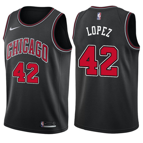 canotta robin lopez 42 2017-2018 chicago bulls nero