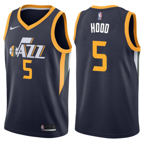 maglia nba rodney hood 5 2017-2018 utah jazz navy