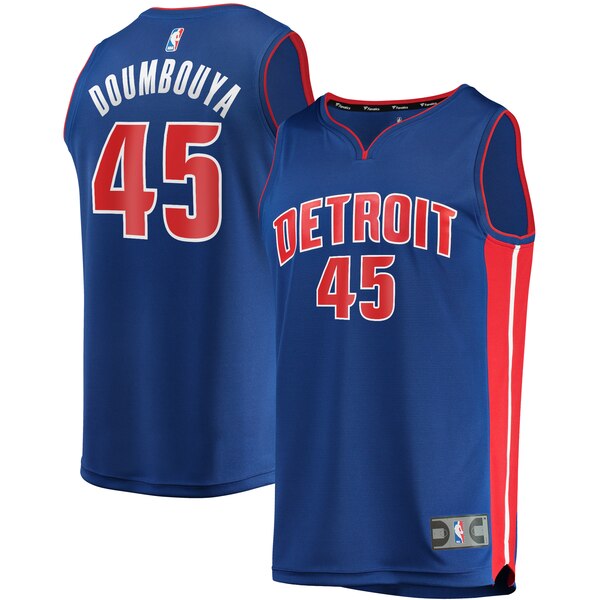 maglia sekou doumbouya 45 2020 detroit pistons blu