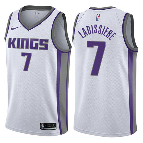 maglia skal labissiere 7 2017-2018 sacramento kings bianca