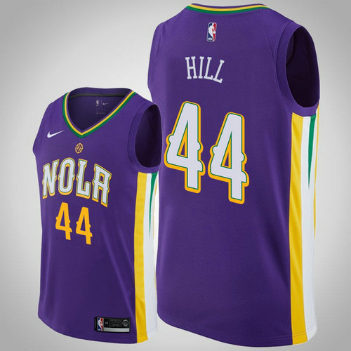 maglia solomon hill 44 2018-2019 new orleans pelicans porpora