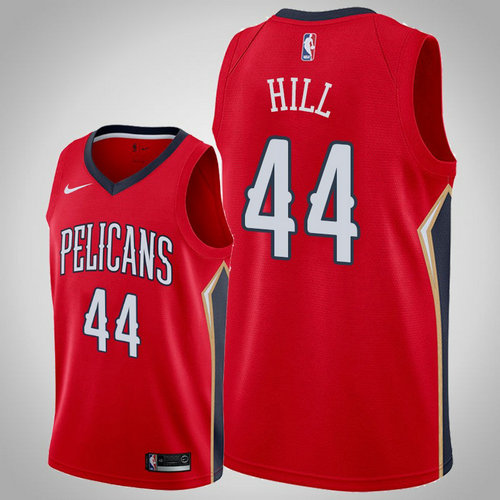 maglia solomon hill 44 2018-2019 new orleans pelicans rosso