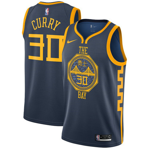 maglia stephen curry 30 2018-2019 golden state warriors nero