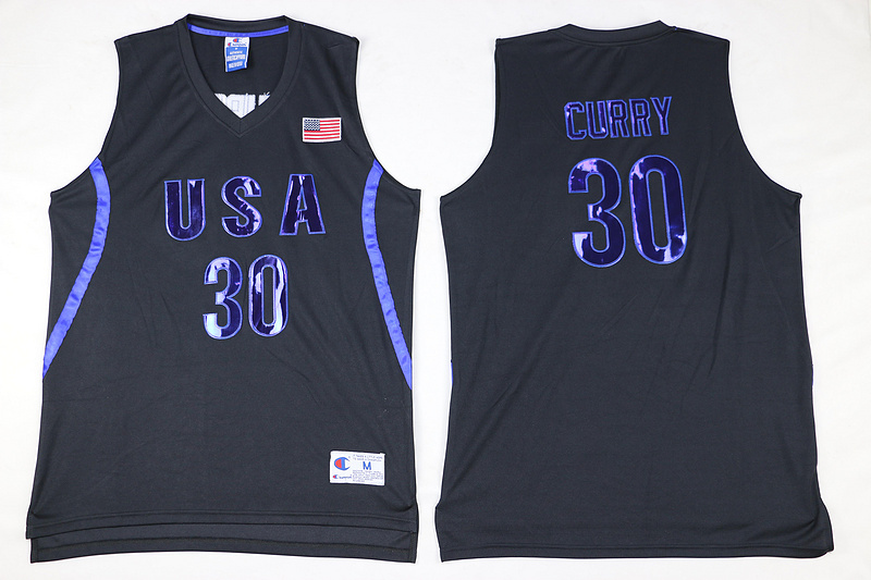 canotta stephen curry 30 nba usa olimpiadi 2016 nero