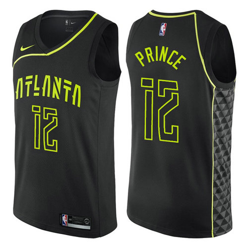 maglia nba taurean prince 12 2017-2018 atlanta hawks nero