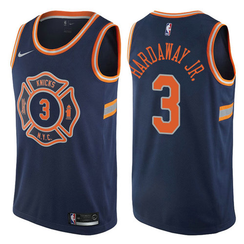 canotta basket tim hardaway jr. 3 2017-2018 new york knicks navy