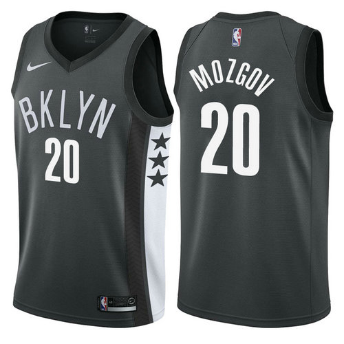 maglia timofey mozgov 20 2017-2018 brooklyn nets nero