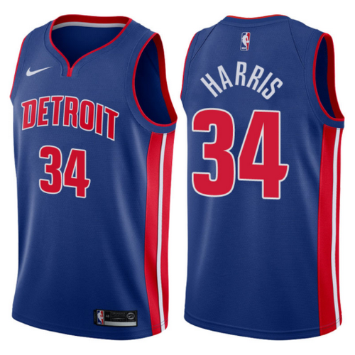 maglia tobias harris 34 2017-2018 detroit pistons blu