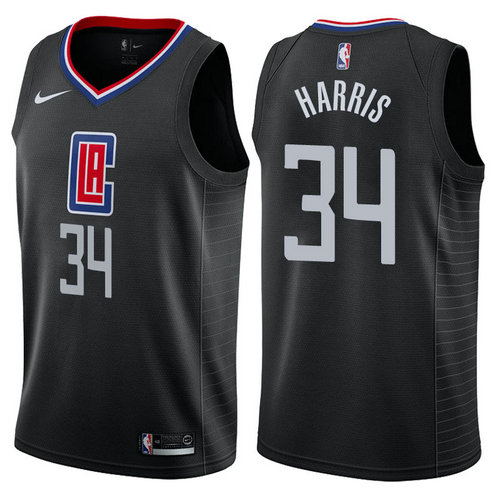 maglia tobias harris 34 2017-2018 los angeles clippers nero