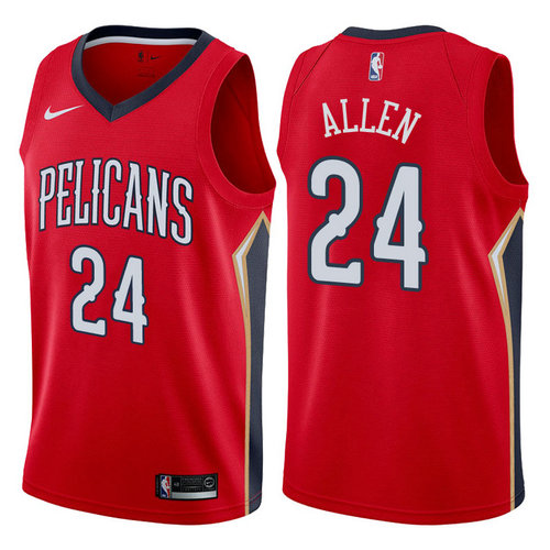 maglia tony allen 24 2017-2018 new orleans pelicans rosso