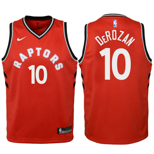 canotta toronto raptors bambino demar derozan 10 2018 rosso