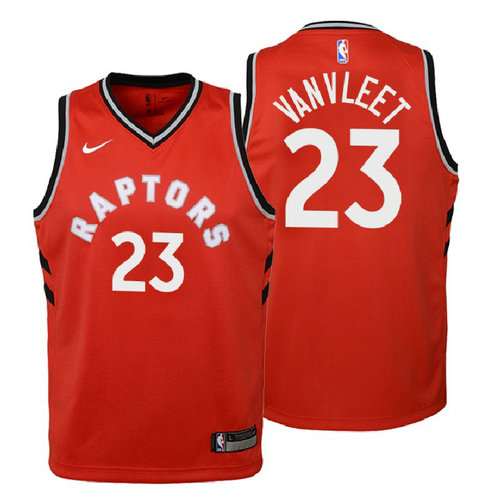 maglia toronto raptors bambino fred vanvleet 23 2018 rosso