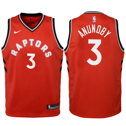 maglia toronto raptors bambino og anunoby 3 2018 rosso