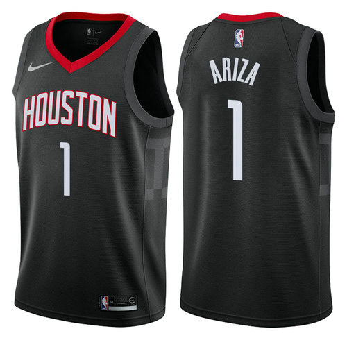 maglia trevor ariza 1 2017-2018 houston rockets nero