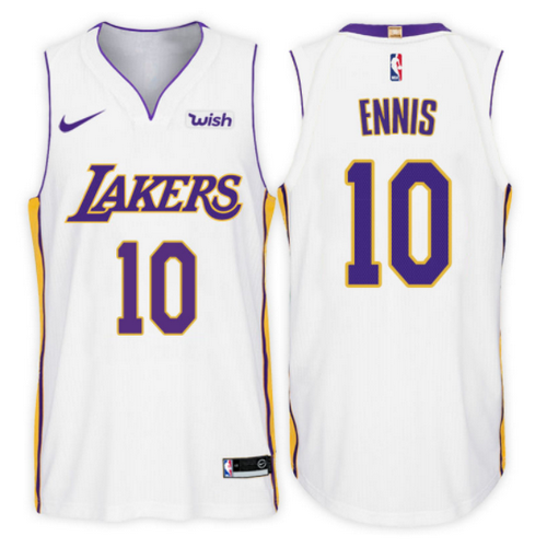 canotta tyler ennis 10 2017-2018 los angeles lakers bianca