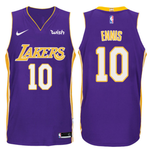 canotta tyler ennis 10 2017-2018 los angeles lakers porpora