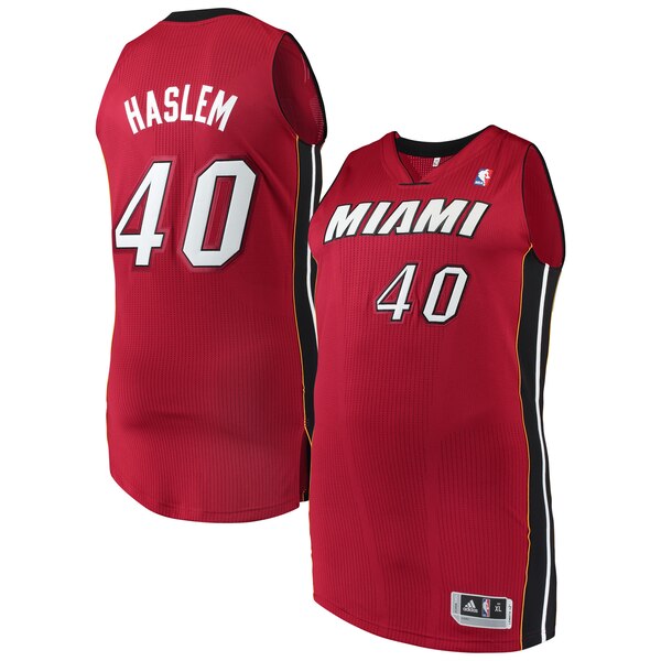 maglia udonis haslem 40 2020 miami heat rosso