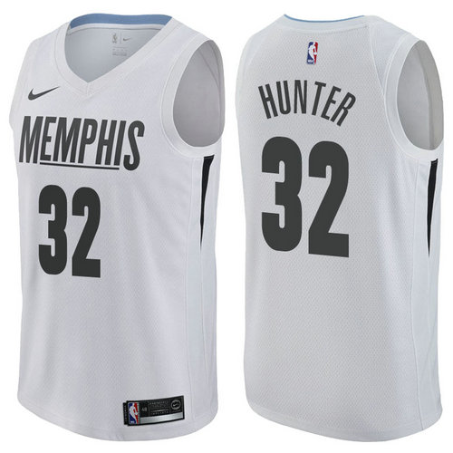 maglia vince hunter 32 2017-2018 memphis grizzlies bianca