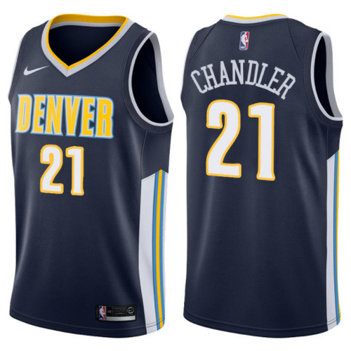 maglia wilson chandler 21 2017-2018 denver nuggets navy