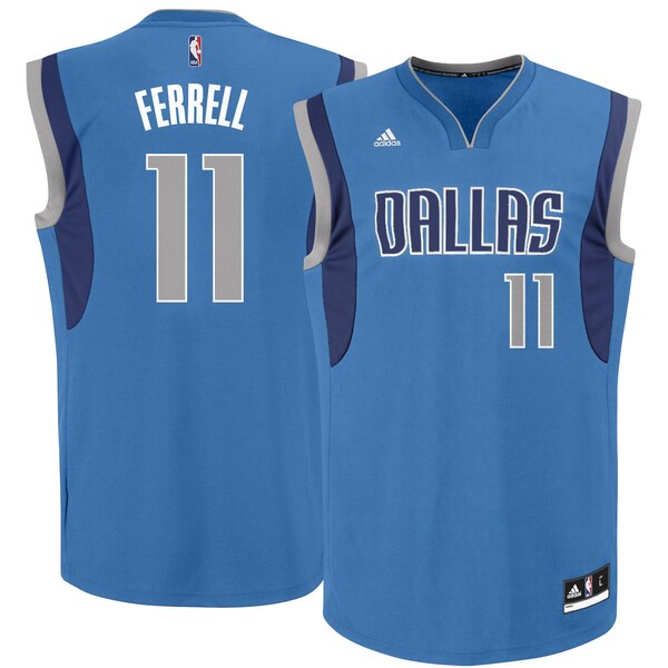 maglia yogi ferrell 11 2020 dallas mavericks blu