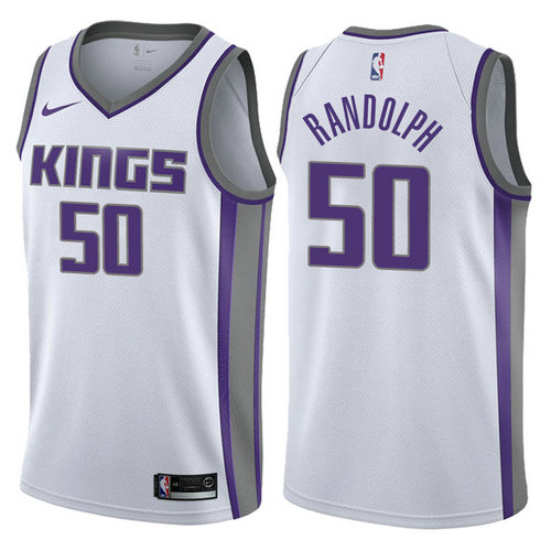 maglia zach randolph 50 2017-2018 sacramento kings bianca