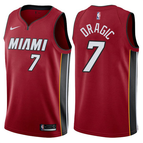 maglia goran dragic 7 2017-2018 miami heat rosso