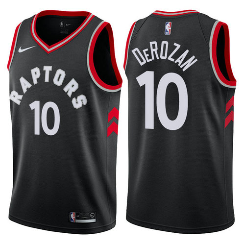 maglia basket DeMar DeRozan 10 2017-2018 toronto raptors nero