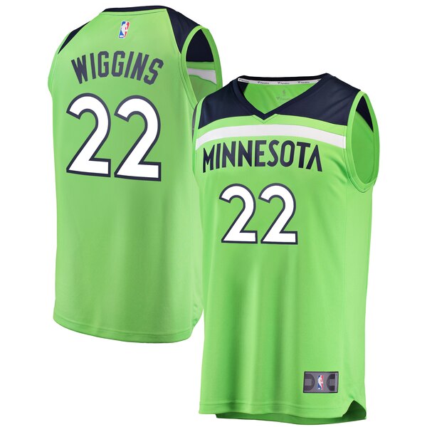maglia Andrew Wiggins 22 2019-2020 minnesota timberwolves verde