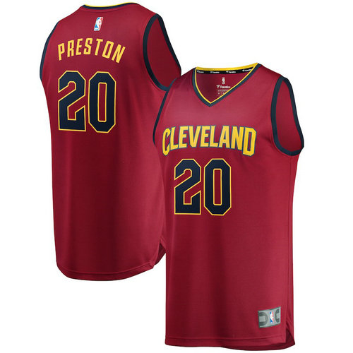 maglia basket Billy Preston 20 2018-2019 cleveland cavaliers rosso