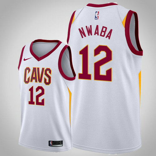 maglia basket David Nwaba 12 2018-2019 cleveland cavaliers bianca