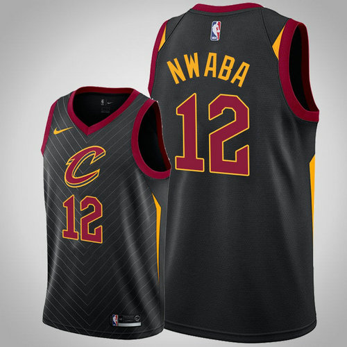 maglia basket David Nwaba 12 2018-2019 cleveland cavaliers nero