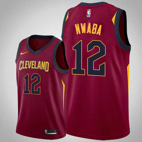 maglia basket David Nwaba 12 2018-2019 cleveland cavaliers rosso