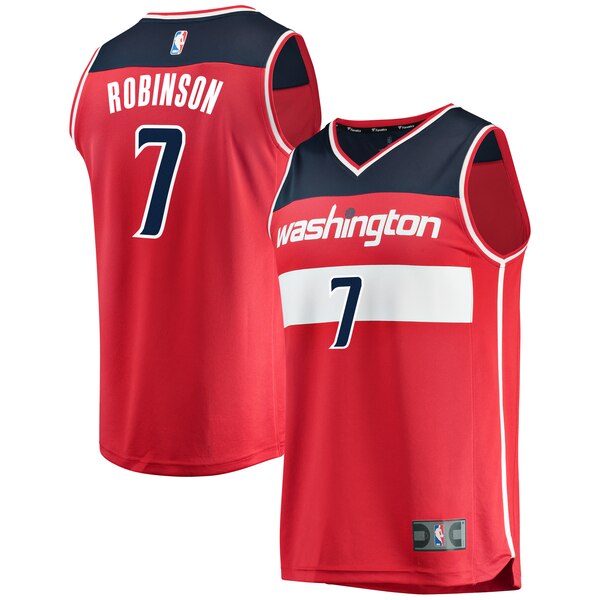 canotta Devin Robinson 7 2019-2020 Washington Wizards Rosso