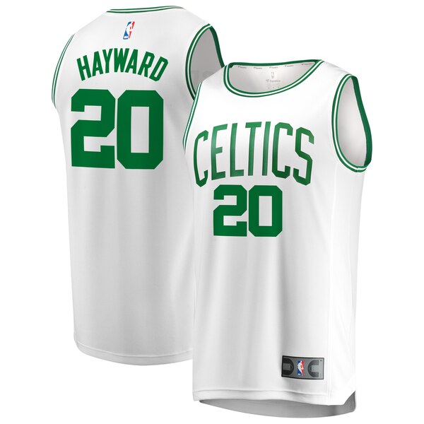 maglia gordon hayward 20 2019-2020 boston celtics bianca