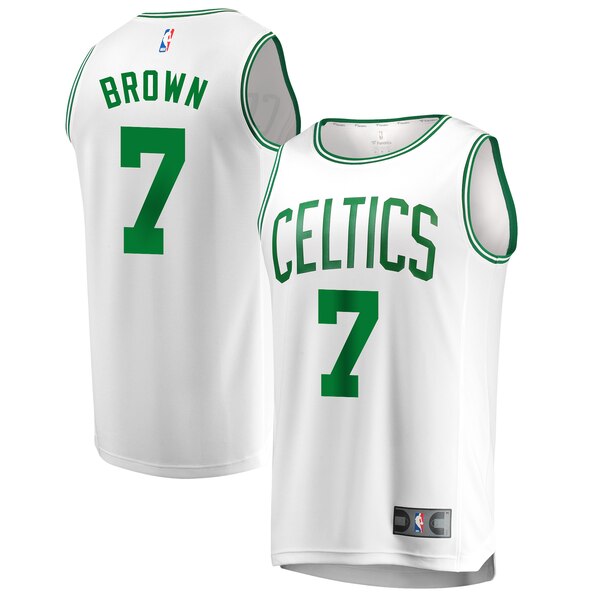 maglia jaylen brown 7 2020 boston celtics bianca