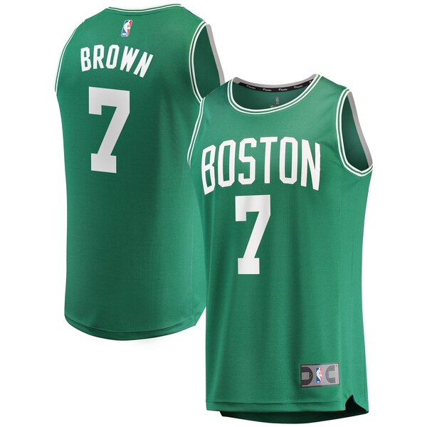 maglia jaylen brown 7 2020 boston celtics verde
