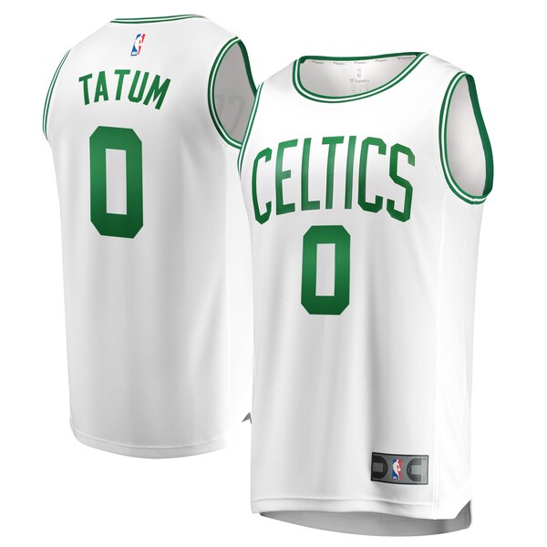 maglia jayson tatum 0 2020 boston celtics bianca