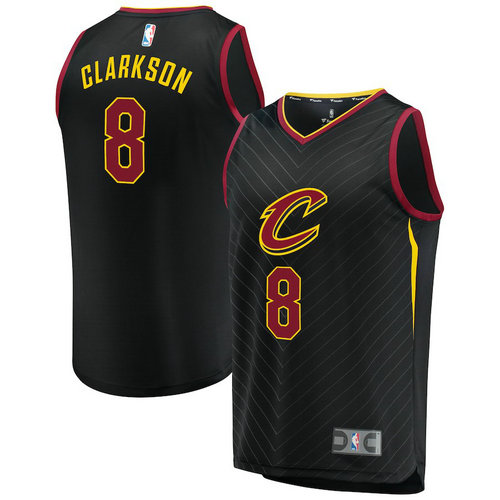 canotta nba Jordan Clarkson 8 2018-2019 cleveland cavaliers nero