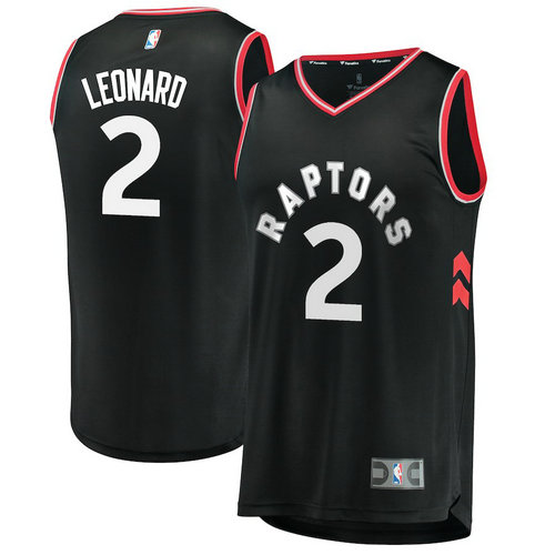 maglia basket Kawhi Leonard 2 2018-2019 toronto raptors nero