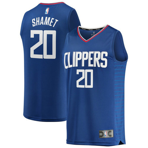 canotta nba Landry Shamet 20 2019 los angeles clippers blu