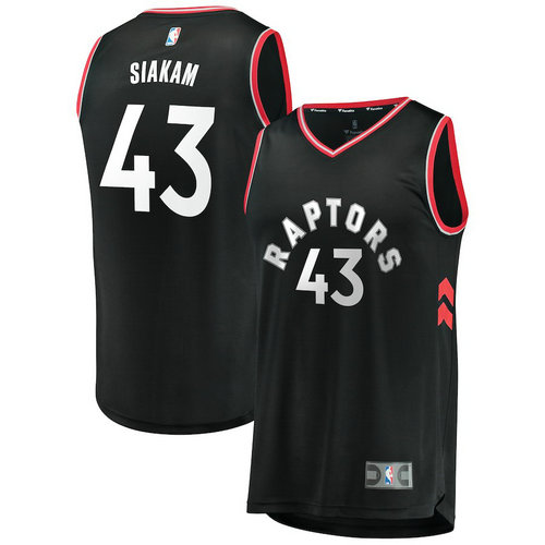 canotta nba Pascal Siakam 43 2018-2019 toronto raptors nero