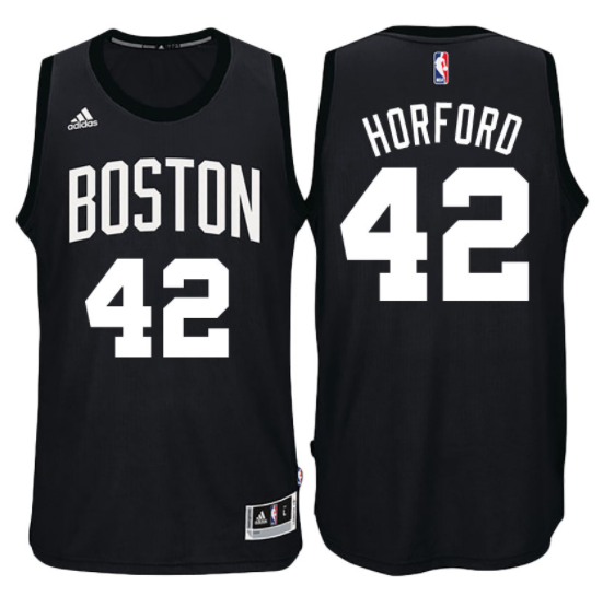 maglia al horford 42 boston celtics moda camo nero