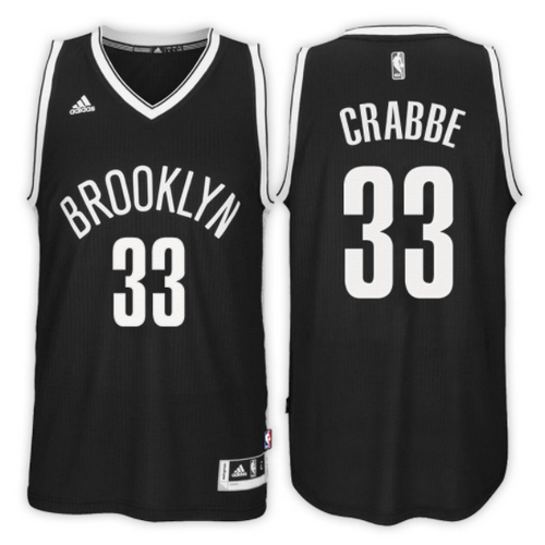 maglia allen crabbe 33 2017-2018 brooklyn nets nero