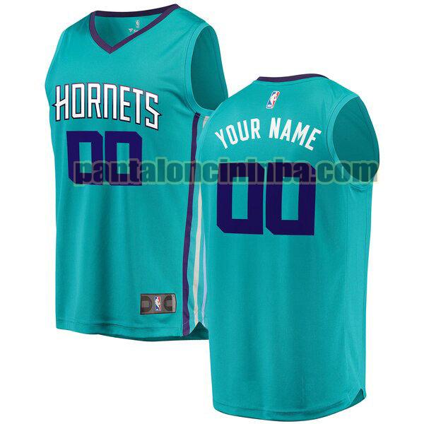 maglia bambino basket Custom 0 charlotte hornets blu 2020