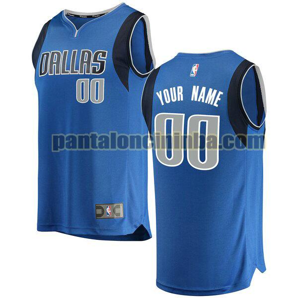 maglia bambino basket Custom 0 dallas mavericks blu 2020