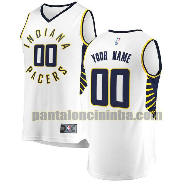 maglia bambino basket Custom 0 indiana pacers bianca 2020