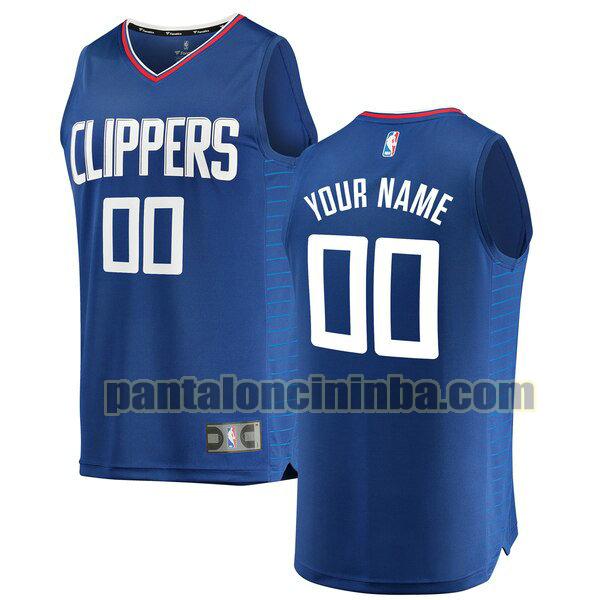 maglia bambino basket Custom 0 la clippers navy 2020